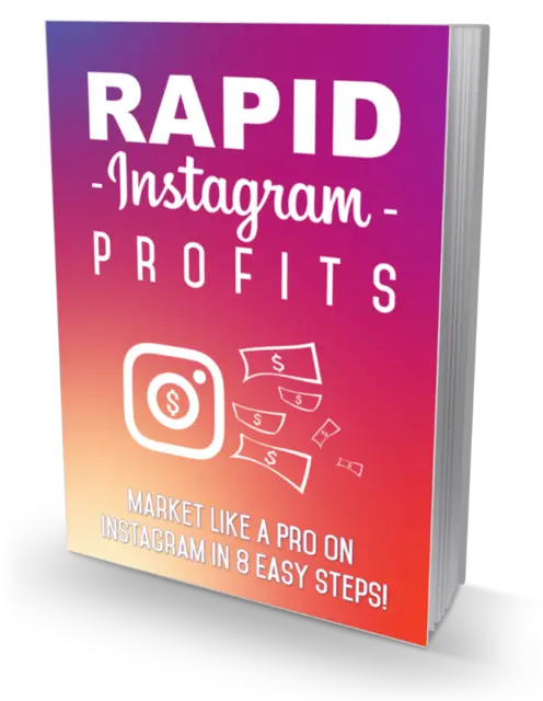 eCover representing Rapid Instagram Profits eBooks & Reports with Master Resell Rights