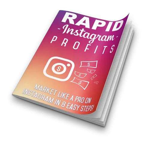 eCover representing Rapid Instagram Profits eBooks & Reports with Master Resell Rights