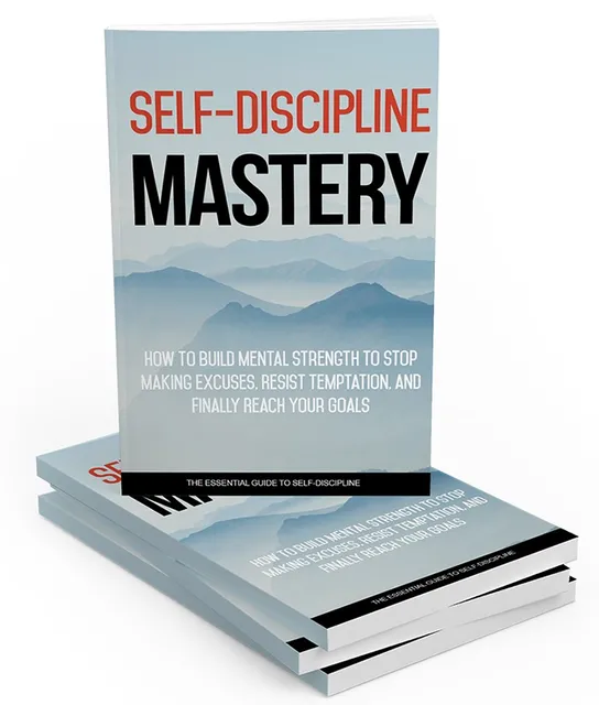 eCover representing Self-Discipline Mastery eBooks & Reports with Master Resell Rights