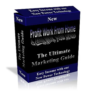 eCover representing Profit Work From Home : The Ultimate Marketing Guide eBooks & Reports with Resell Rights