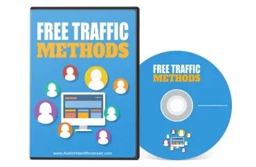 eCover representing Free Traffic Methods Videos, Tutorials & Courses with Master Resell Rights