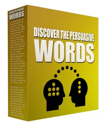 eCover representing Discover the Persuasive Words Audio & Music with Master Resell Rights