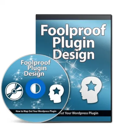 eCover representing Foolproof Plugin Design Videos, Tutorials & Courses with Private Label Rights