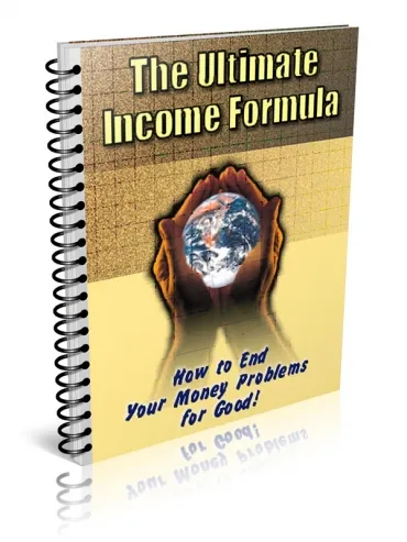 eCover representing The Ultimate Income Formula eBooks & Reports with Resell Rights