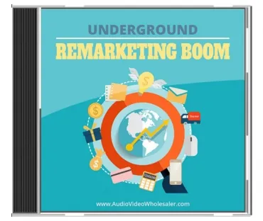 eCover representing Underground Remarketing Boom Audio & Music with Master Resell Rights