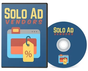eCover representing Solo Ad Vendors Videos, Tutorials & Courses with Master Resell Rights