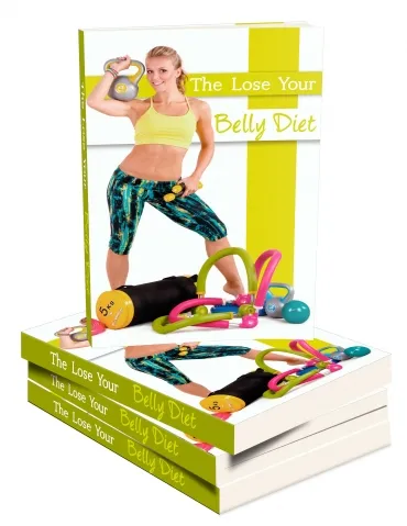 eCover representing The Lose Your Belly Diet eBooks & Reports/Videos, Tutorials & Courses with Master Resell Rights