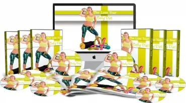 eCover representing The Lose Your Belly Diet Deluxe eBooks & Reports/Videos, Tutorials & Courses with Master Resell Rights