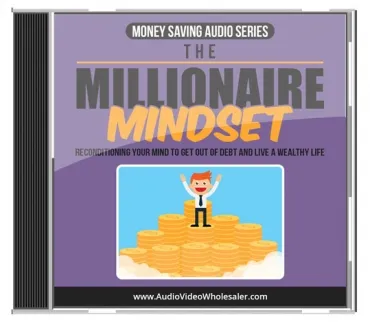 eCover representing The Millionaires Mindset Audio & Music with Master Resell Rights