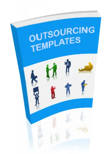 eCover representing Outsourcing Templates  with Personal Use Rights