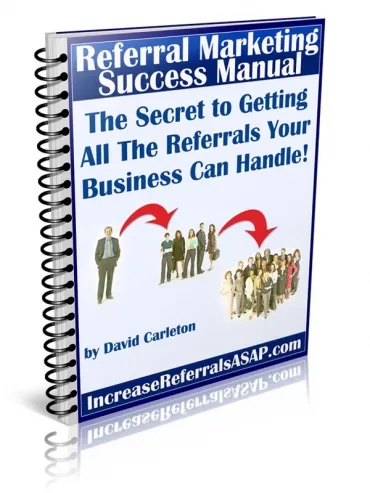 eCover representing Referral Marketing Success Manual eBooks & Reports with Resell Rights