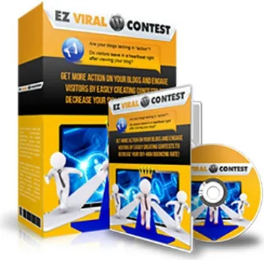 eCover representing WP EZ Viral Contest  with Master Resell Rights