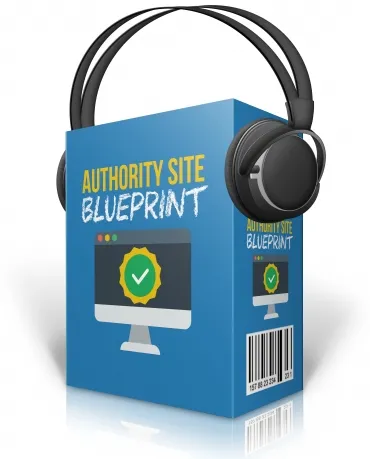 eCover representing Authority Site Blueprint Audio & Music with Master Resell Rights