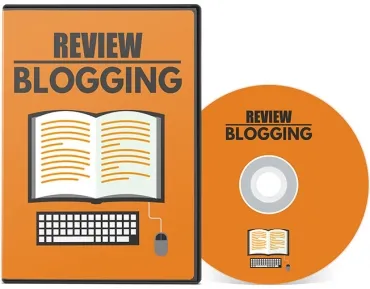 eCover representing Review Blogging Videos, Tutorials & Courses with Master Resell Rights