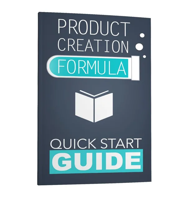 eCover representing Product Creation Formula eBooks & Reports with Master Resell Rights