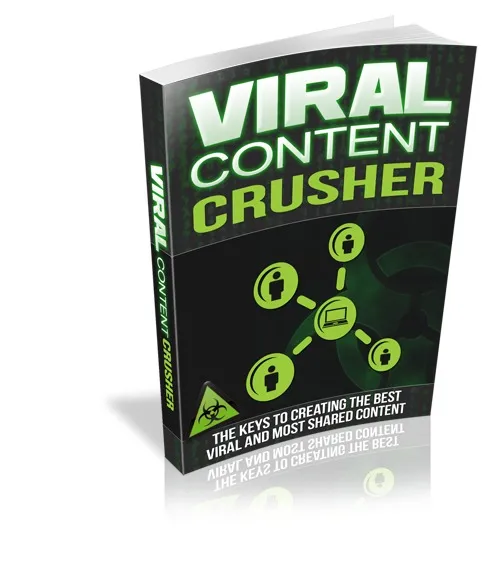 eCover representing Viral Content Crusher eBooks & Reports with Master Resell Rights