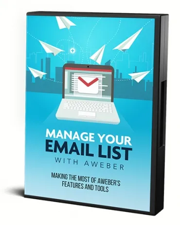 eCover representing Manage Your List With Aweber eBooks & Reports/Videos, Tutorials & Courses with Master Resell Rights