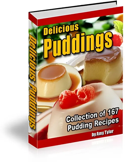 eCover representing Delicious Puddings eBooks & Reports with Master Resell Rights