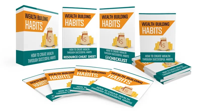 eCover representing Wealth Building Habits Gold Upgrade eBooks & Reports with Master Resell Rights