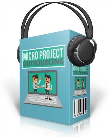 eCover representing Micro Project Outsourcing Audio & Music with Master Resell Rights