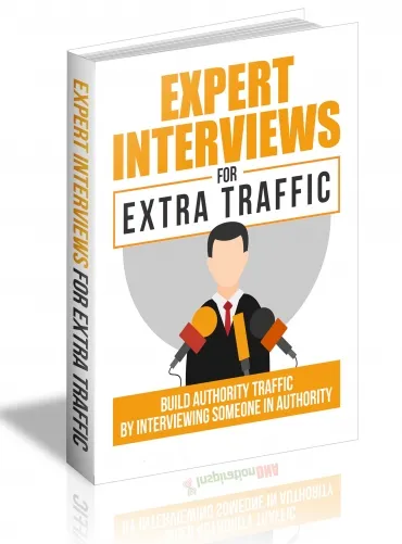 eCover representing Expert Interviews For Extra Traffic eBooks & Reports with Master Resell Rights