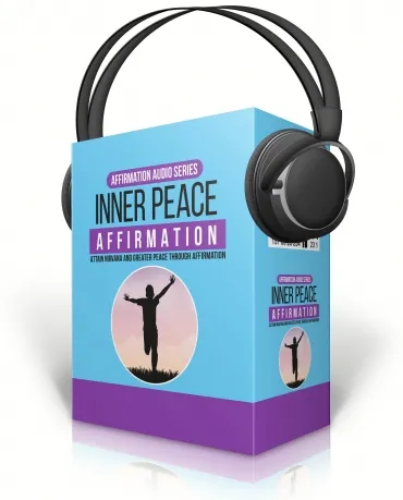 eCover representing Inner Peace Affirmation Audio & Music with Master Resell Rights