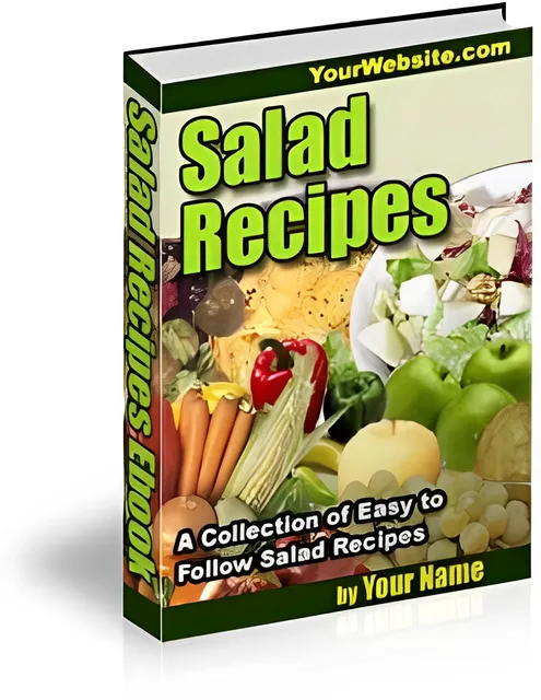 eCover representing Salad Recipes eBooks & Reports with Master Resell Rights