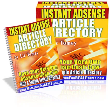 eCover representing Instant Adsense Article Directory eBooks & Reports with Master Resell Rights