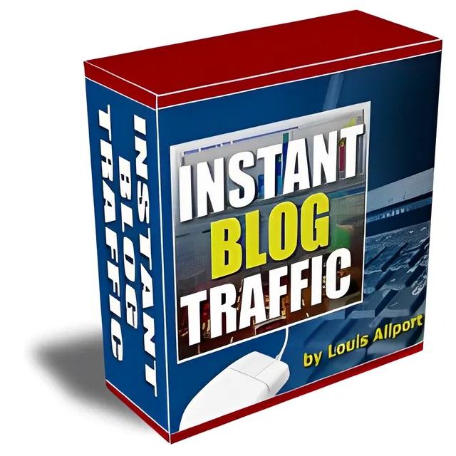 eCover representing Instant Blog Traffic Videos, Tutorials & Courses with Master Resell Rights