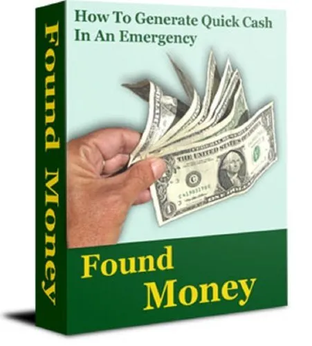 eCover representing Found Money - 101 Ways To Raise Emergency Money! eBooks & Reports with Master Resell Rights
