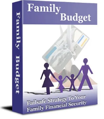 eCover representing Family Budget - Failsafe Strategy eBooks & Reports with Master Resell Rights