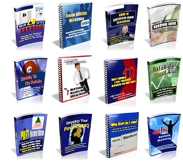 eCover representing 12 Brand Spanking *NEW* Products eBooks & Reports with Private Label Rights