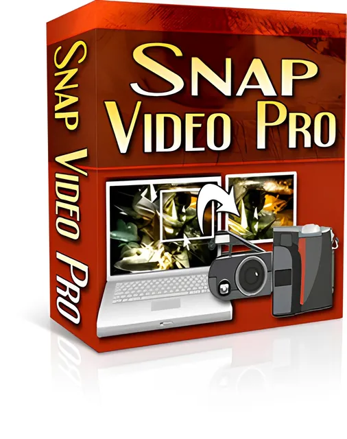 eCover representing Snap Video Pro Software & Scripts with Private Label Rights