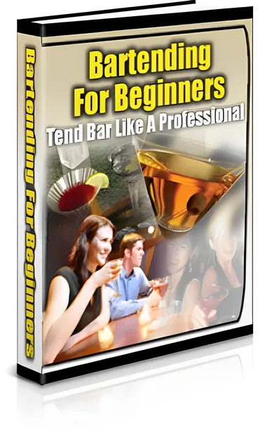 eCover representing Bartending For Beginners eBooks & Reports with Private Label Rights