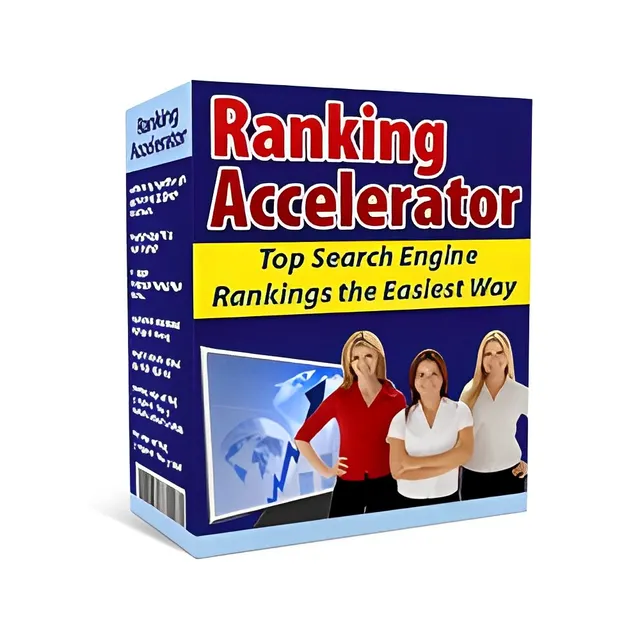 eCover representing Ranking Accelerator eBooks & Reports with Master Resell Rights