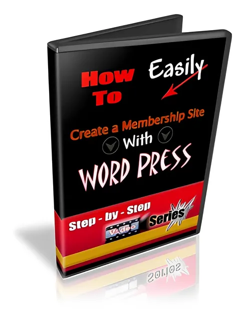 eCover representing How To Create A Membership Site With Wordpress  with Master Resell Rights