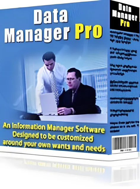 eCover representing Data Manager Pro Software & Scripts with Master Resell Rights