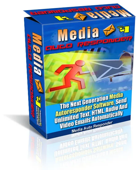 eCover representing Media Autoresponders Software & Scripts with Private Label Rights