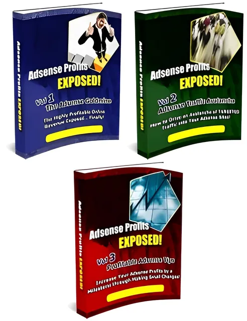 eCover representing Adsense Profits Exposed! eBooks & Reports with Master Resell Rights