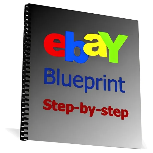 eCover representing eBay Blueprint eBooks & Reports with Private Label Rights