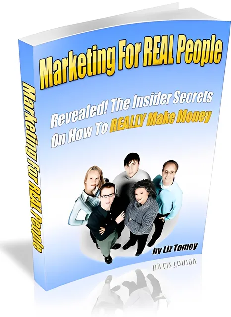eCover representing Marketing For REAL People eBooks & Reports with Master Resell Rights