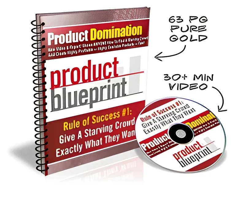 eCover representing Product Domination - Product Blueprint eBooks & Reports with Master Resell Rights