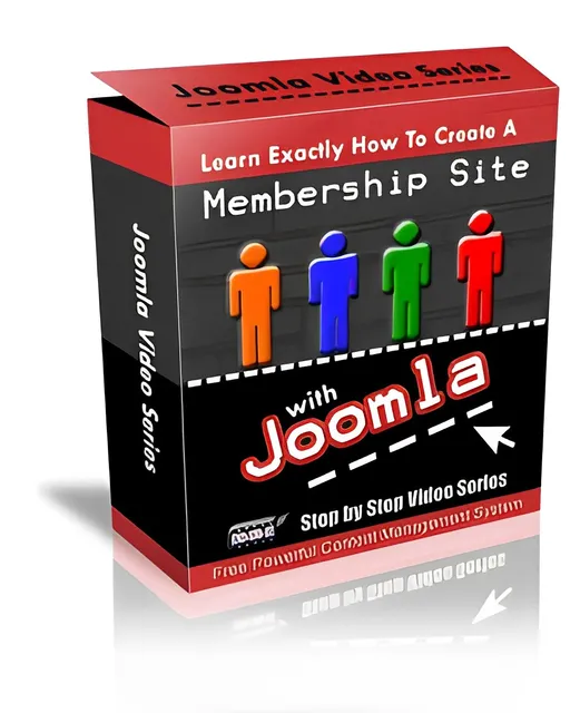 eCover representing How To Create A Membership Site With Joomla! Videos, Tutorials & Courses with Personal Use Rights