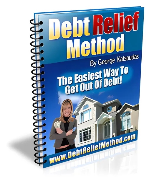 eCover representing Debt Relief Method eBooks & Reports with Master Resell Rights