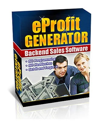 eCover representing eProfit Generator  with Master Resell Rights