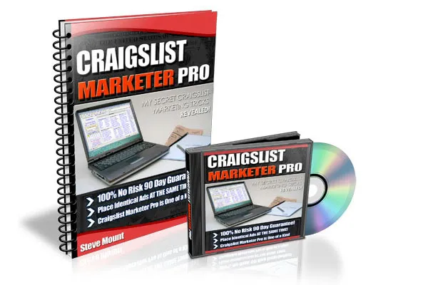 eCover representing Craigslist Marketer Pro eBooks & Reports/Videos, Tutorials & Courses with Master Resell Rights