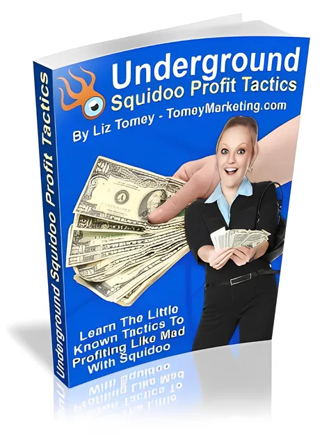 eCover representing Underground Squidoo Profit Tactics eBooks & Reports with Master Resell Rights