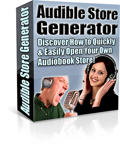 eCover representing Audible Store Generator  with Private Label Rights