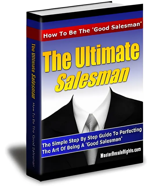 eCover representing The Ultimate Salesman eBooks & Reports with Private Label Rights