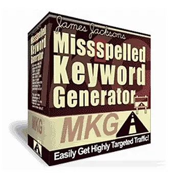 eCover representing Misspelled Keyword Generator  with Master Resell Rights